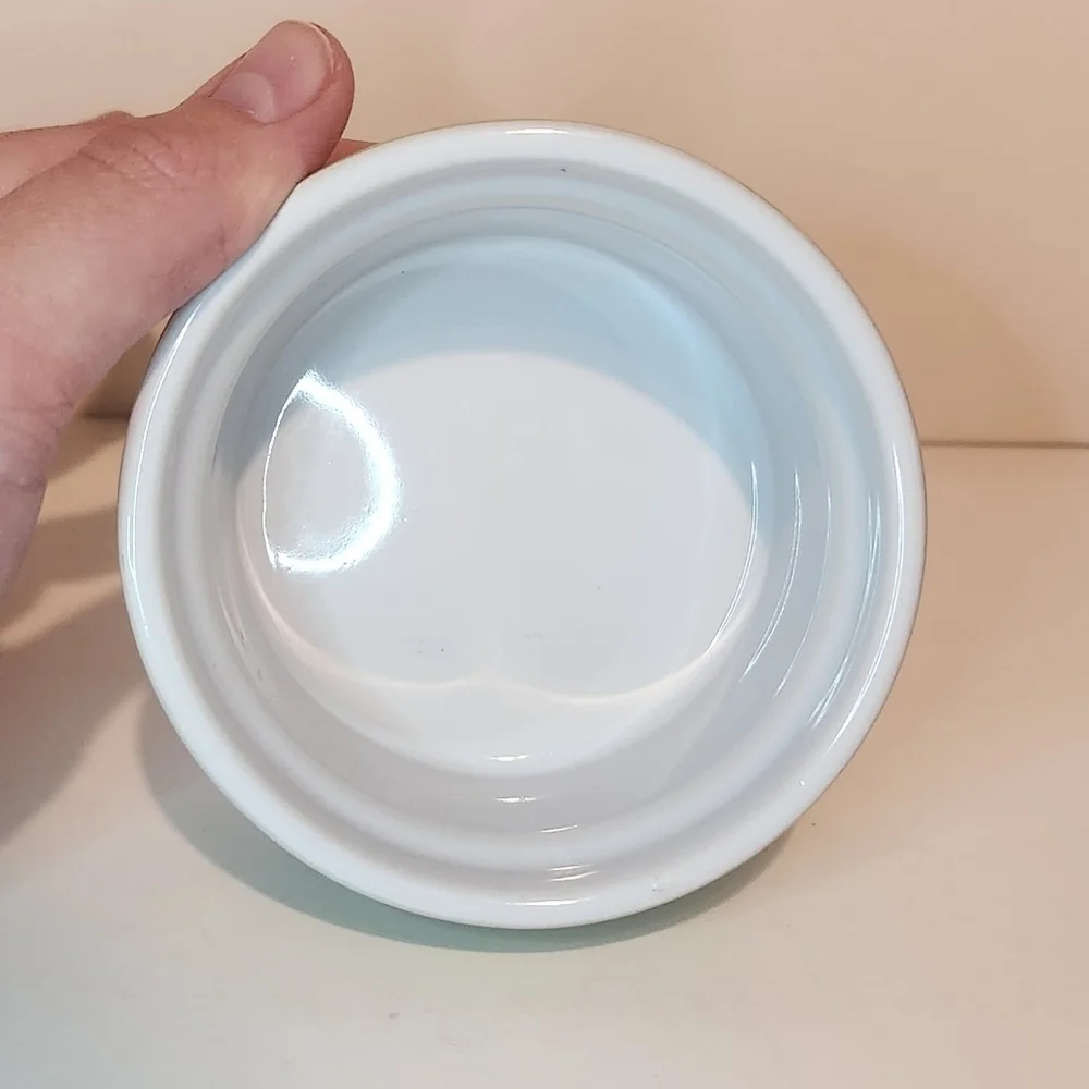 Green Pier 1 Imports Ramekin Dish Baking Soufflé Bowl